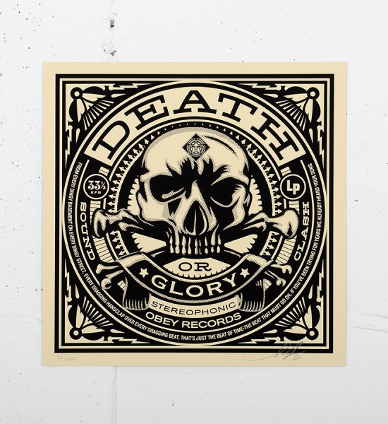 Obey shepard fairey 50 Shades of Black Box Set obey giant serigraphie screen print art sell gallery death or glory records cover