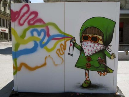Dran, Gris1 – Graffiti Angers 2012