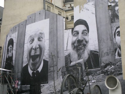 JR – Holy Triptych – Paris 2008