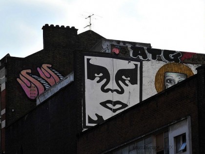 Shepard Fairey (Obey) – Graffiti UK 2010