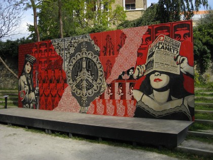 Shepard Fairey (Obey) – Fondation Cartier Paris 2009