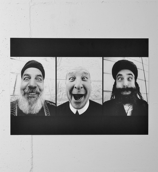JR Holy Triptych print 28 Millimeters Face 2 Face photo street art urbain 1