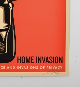 Obey Home invasion 2 screen print shepard fairey serigraphie graffiti street art urbain 3 Obey Home invasion 2 screen print shepard fairey serigraphie graffiti street art urbain 3