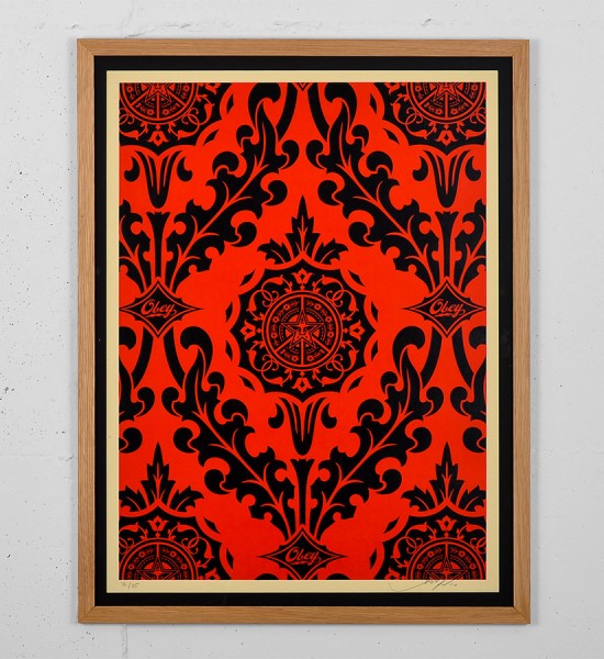 Obey Parlor Pattern screen print shepard fairey graffiti street art urbain serigraphie obey giant 1