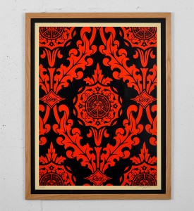Obey Parlor Pattern screen print shepard fairey graffiti street art urbain serigraphie obey giant 3-1