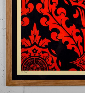 Obey Parlor Pattern screen print shepard fairey graffiti street art urbain serigraphie obey giant 3-2