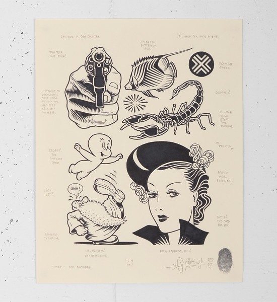 mike giant natural draw tattoo dessin rebel8 original artwork print pencil illustration