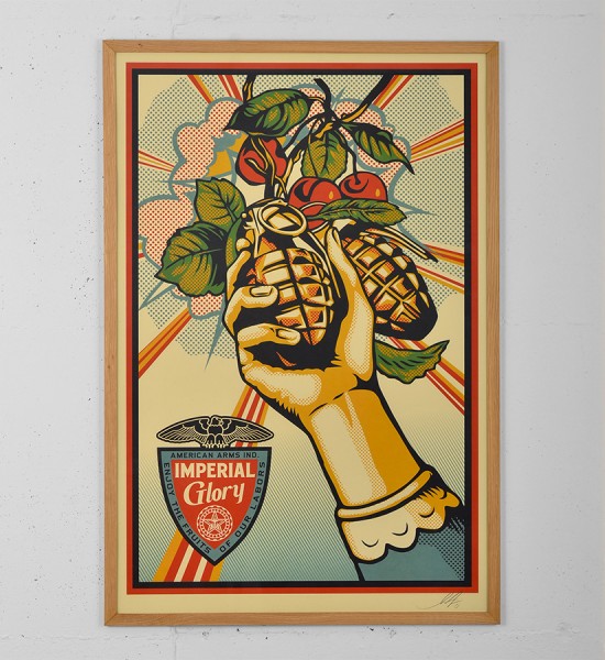 obey imperial glory print shepard fairey graffiti obey giant street art urbain mural offset
