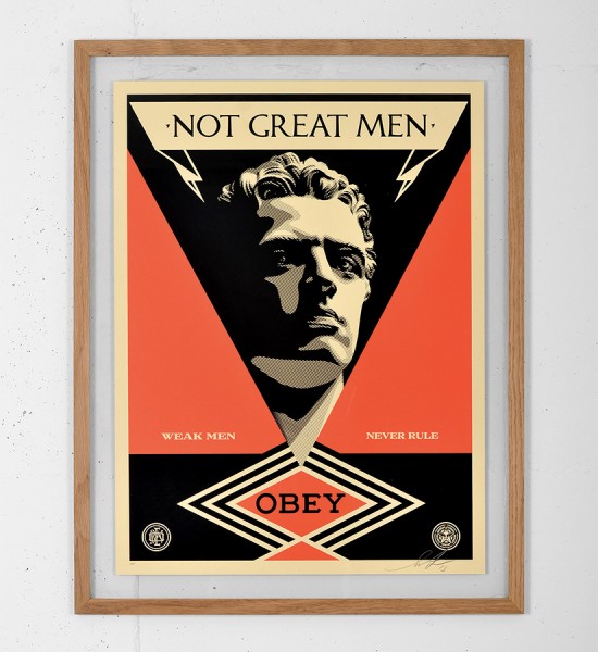 obey not great men screen print shepard fairey graffiti street art urbain serigraphie obey giant