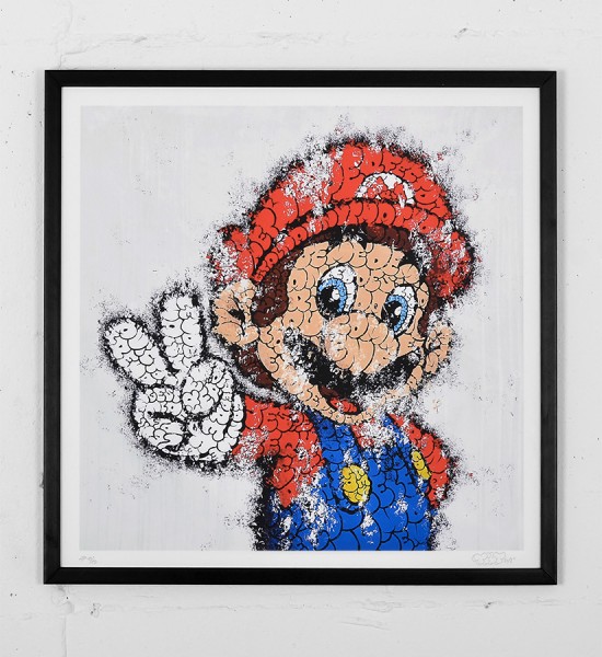 tilt mario print graffiti street art urbain wall artwork sold art
