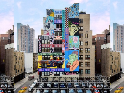 Faile • Mural – Times Square – New-York 2013