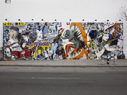 Faile • Mural – Houston Bowery – New York – 2011
