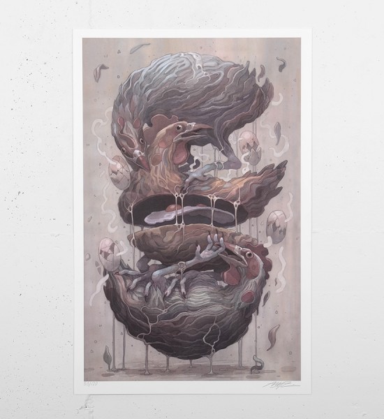 aryz-print-chickens-giclee-print-limited edition-signed-numbered-street-art-graffiti