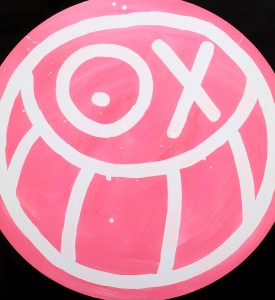 Andre Saraiva Pink Mr. A on Black Background print soldart online art gallery_2 Andre Saraiva Pink Mr. A on Black Background print soldart online art gallery_2