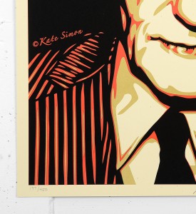 Shepard Fairey Obey Kate Simon Burroughs 100 years screen print serigraphie signed numbered limited edition sold art online gallery sell buy art_3 Shepard Fairey Obey Kate Simon Burroughs 100 years screen print serigraphie signed numbered limited edition sold art online gallery sell buy art_3