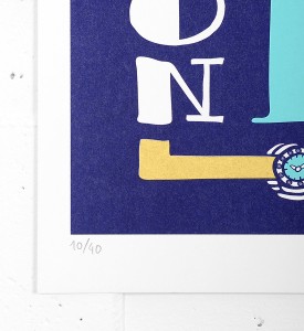 Grotesk Never On Schedule screen print numbered serigraphie signee limited edition artwork Kimou Meyer_2