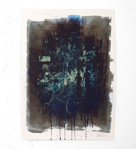Entitled "Nothing Lasts Forever", this screen print is enhanced by Vhils is an edition of 100. It is signed and numbered by the artist. Format : 27,5 x 19,6 inches (70 x 50 cm). The work is sold unframed.