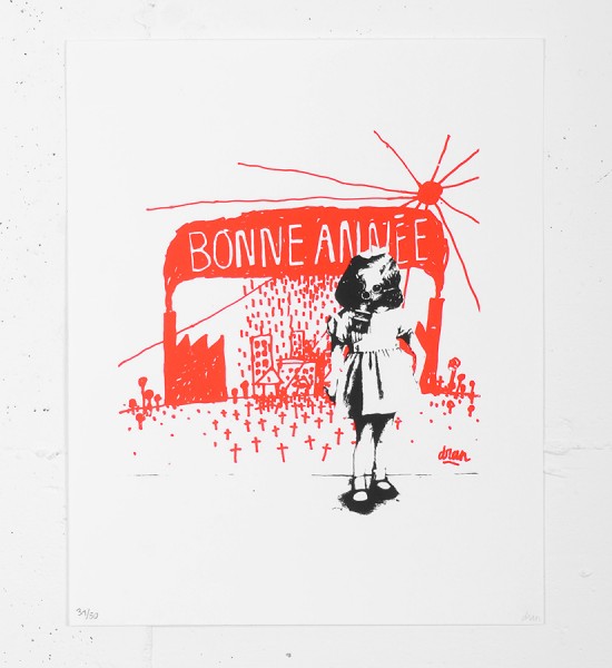 dran-bonne-annee-serigraphie-screen-print-2006-oeuvre-art-toulouse-dmv