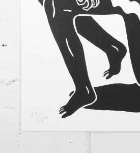 Cleon Peterson Evil artwork screen print artist numbered 150 Cleon Peterson Evil artwork screen print artist numbered 150