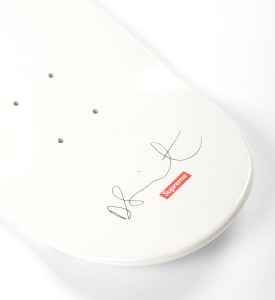 Damien Hirst Supreme Diethylene Glycol 5 skateboard decks 2009 signature signed Damien Hirst Supreme Diethylene Glycol 5 skateboard decks 2009 signature signed
