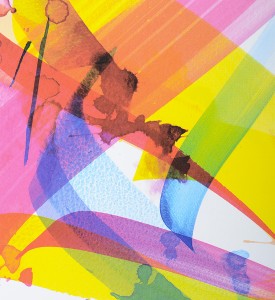 MadC Claudia Walde Reflections screen print artwork serigraphie oeuvre detail MadC Claudia Walde Reflections screen print artwork serigraphie oeuvre detail