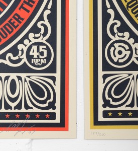 Shepard Fairey Obey Giant By any means necessary set screen print artwork serigraphie oeuvre art 2007 limited edition 300 number Shepard Fairey Obey Giant By any means necessary set screen print artwork serigraphie oeuvre art 2007 limited edition 300 number