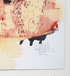 Vhils Alexandre Farto Corpocracy artwork enhanced screen print oeuvre art serigraphie rehaussee signature signed