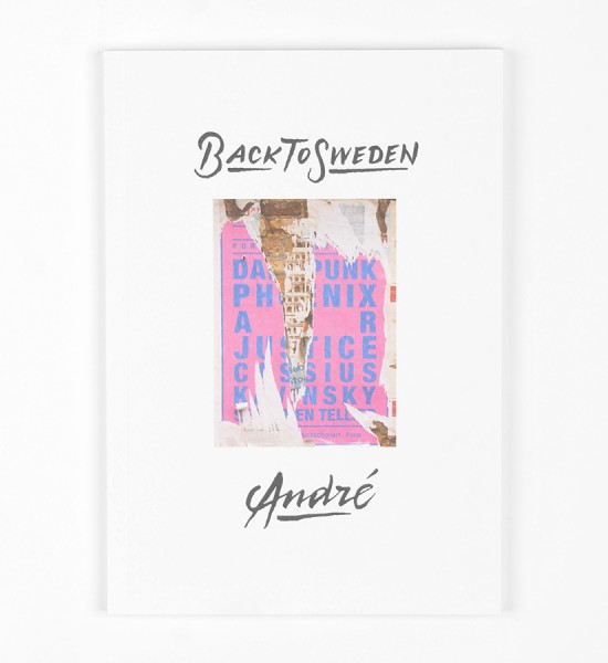 Entitled "Back to Sweden", this book by André Saraiva was made in 2013 next to his exhibition in Stockholm. There are 80 pages, format : 8,2 x 5,7 inches (21 x 14,7 cm).