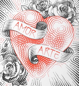 El Mac Miles MacGregor Amor y Arte artwork screen print oeuvre serigraphie 2017 edition 90 detail 1 El Mac Miles MacGregor Amor y Arte artwork screen print oeuvre serigraphie 2017 edition 90 detail 1