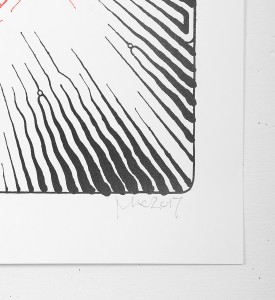 El Mac Miles MacGregor Amor y Arte artwork screen print oeuvre serigraphie 2017 edition 90 signature El Mac Miles MacGregor Amor y Arte artwork screen print oeuvre serigraphie 2017 edition 90 signature
