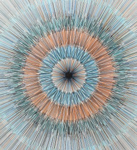 Kai-and-Sunny-Split-circle-screen-print-serigraphie-artwork-oeuvre-art-edition-100-detail