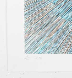 Kai-and-Sunny-Split-circle-screen-print-serigraphie-artwork-oeuvre-art-edition-100-signature-number