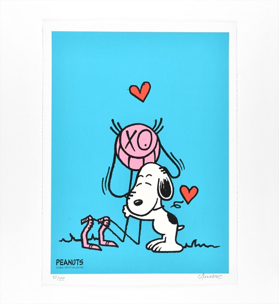 andre-saraiva-mr-a-loves-snoopy-blue-version-artwork-art-screen-print-2018-signed-numbered-limited-edition-200