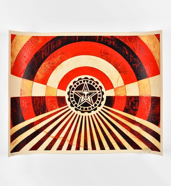 shepard-fairey-obey-giant-tunnel-vision-version-1-gold-version-artwork-art-screen-print-2018-limited-edition-400