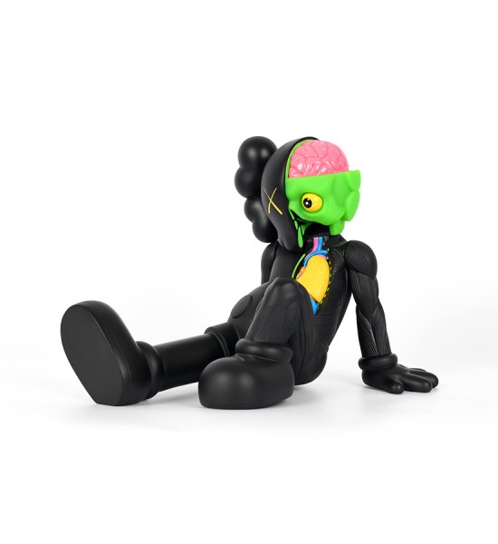 Kaws Brian Donnelly companion resting place black version limited edition art toys figurine medicom toys 2013