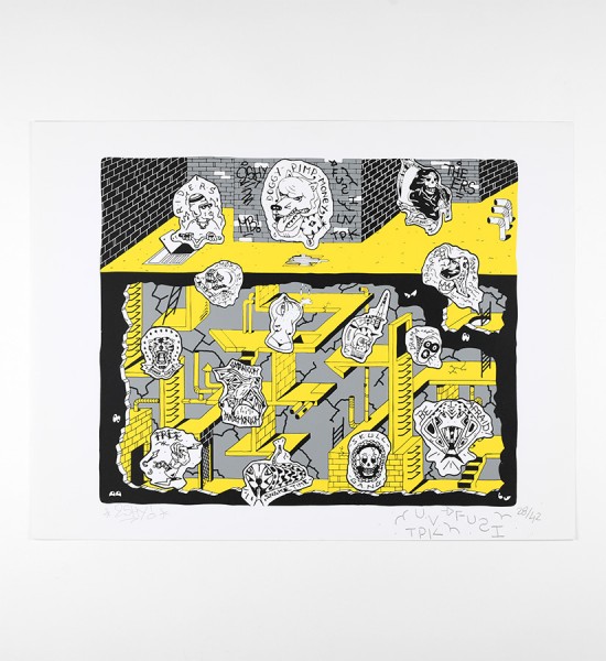 2shy-fuzy-mental-maze-artwork-art-screen-print-2016-edition-150