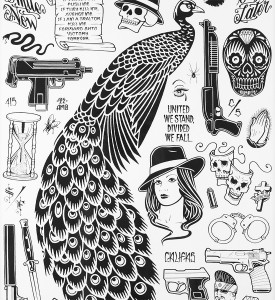 Mike-Giant-Unknown-Tattoo-Artist-Screen-print-Limited-edition-Signed-4 Mike-Giant-Unknown-Tattoo-Artist-Screen-print-Limited-edition-Signed-4