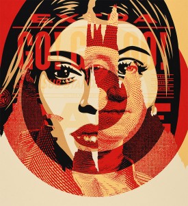 Shepard-Fairey-OBEY-media-target-disintegration-Screen-print-Numbered-Edition-3 Shepard-Fairey-OBEY-media-target-disintegration-Screen-print-Numbered-Edition-3
