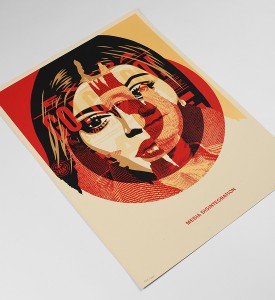 Shepard-Fairey-OBEY-media-target-disintegration-Screen-print-Numbered-Edition-4 Shepard-Fairey-OBEY-media-target-disintegration-Screen-print-Numbered-Edition-4