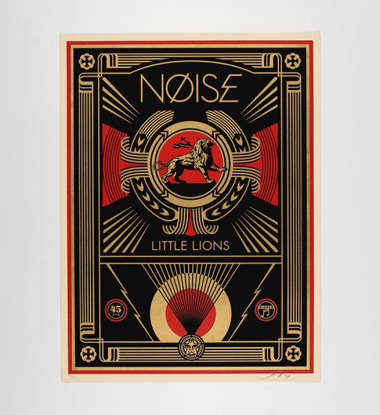 shepard-fairey-obey-giant-noise-little-lions-artwork-art-screen-print-2014-edition-350