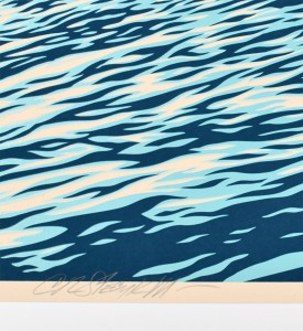 SHEPARD-FAIREY-OBEY-GIANT-POP-WAVE-BLUE-SIGNED-PRINT-RARE-5 SHEPARD-FAIREY-OBEY-GIANT-POP-WAVE-BLUE-SIGNED-PRINT-RARE-5