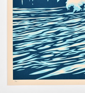 SHEPARD-FAIREY-OBEY-GIANT-POP-WAVE-BLUE-SIGNED-PRINT-RARE-6 SHEPARD-FAIREY-OBEY-GIANT-POP-WAVE-BLUE-SIGNED-PRINT-RARE-6