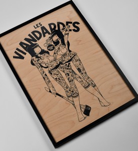 mcbess-les-viandardes-art-artwork-giclee-print-wood-matthieu-bessudo-the-dudes-factory-2