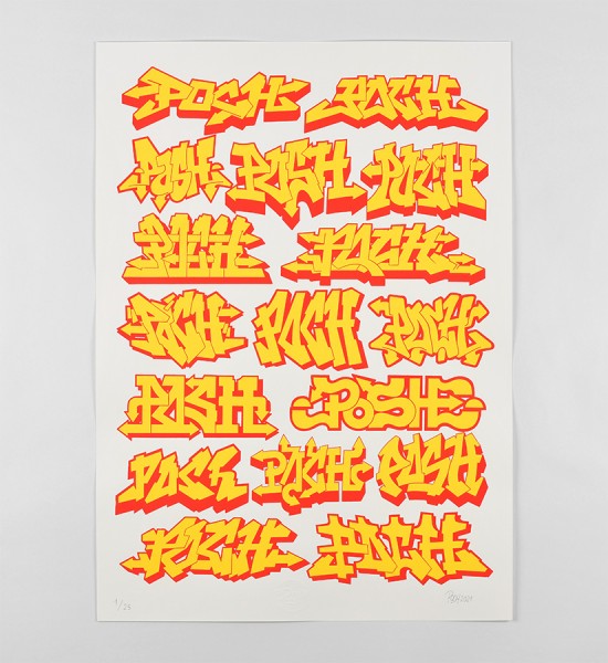 patrice-poch-soldart-typography-accumulation-yellow-red-art-screen-print