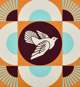 obey-shepard-fairey-geometric-doves-blue-orange-ap-a3 obey-shepard-fairey-geometric-doves-blue-orange-ap-a3