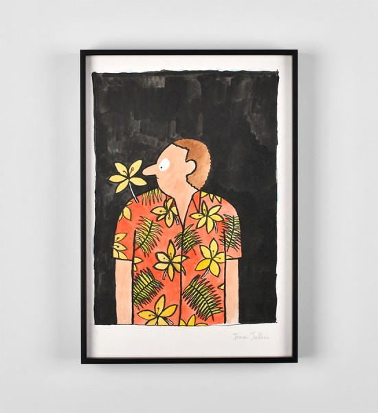 jean-jullien-flower-3-dessin-original-drawing