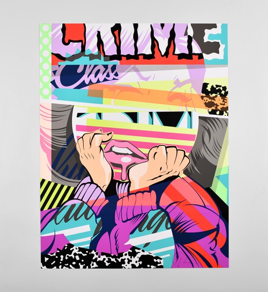 pose blot magenta