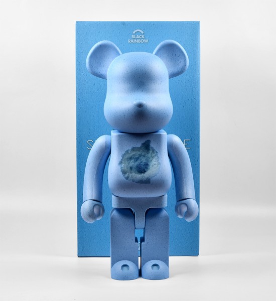 medicom toy daniel arsham bearbrick snarkitecture blackrainbow 1000