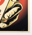 Shepard Fairey Obey Black gold screen print serigraphie signed numbered limited edition sold art online gallery sell buy art_2