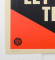 Shepard Fairey Obey Giant Let fury have the hour Film Poster screen print artwork oeuvre art 2013 edition 450 numbered